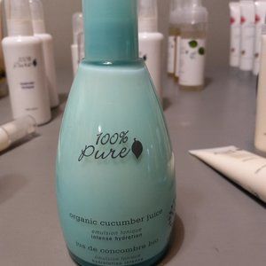 100 percent pure Organi. CUCUMBER juice Hydration